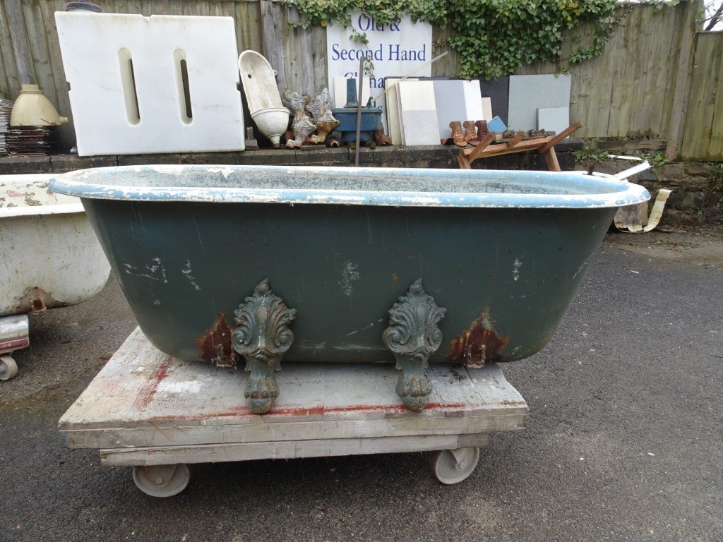 French Double Ended Antique Bath
