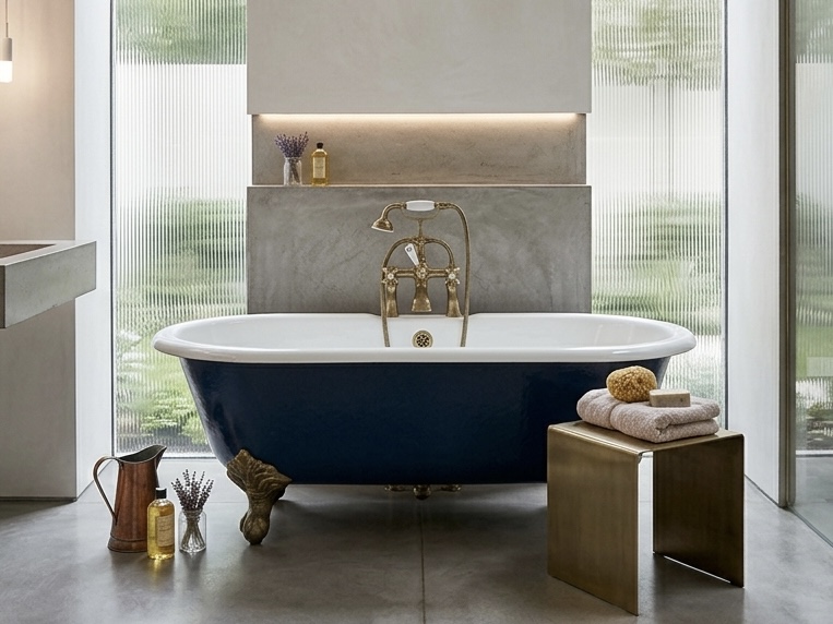 small roll top bath