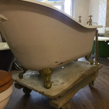 restored antique bathtub